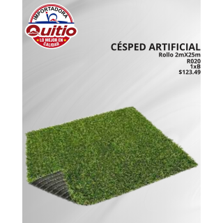 CESPED ARTIFICIAL ROLLO 2MTX25MTX1CM / 2MTX1MT Q.97228