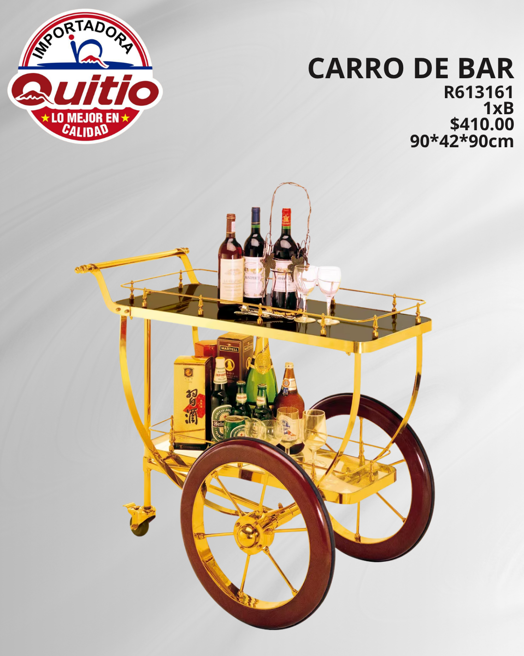 CARRO DE COCINA R613161 90*42*90CM BX1 Q.993403