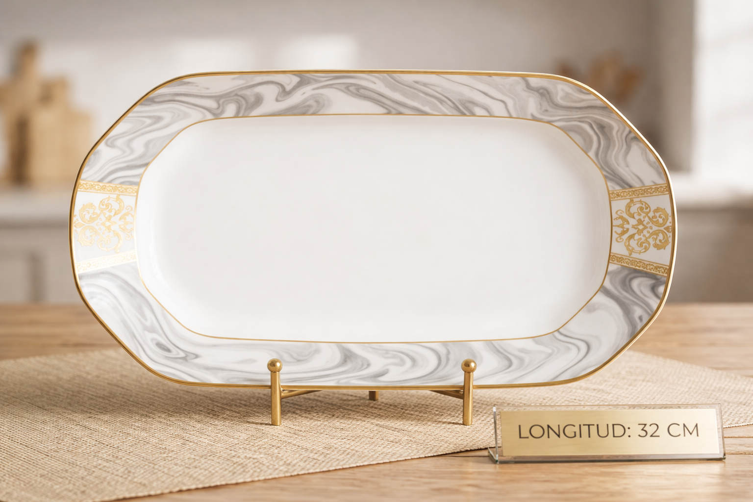 BANDEJA CERAMICA 32CM KY-125 BX30 S.9071 2X6.50
