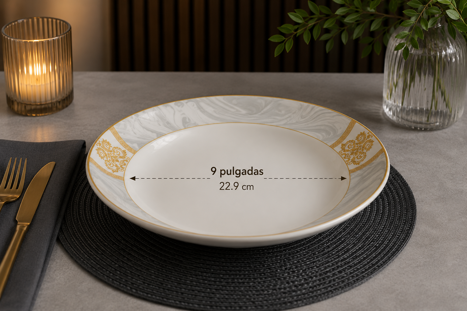 PLATO CERAMICA 9\ KY-121 BX40 6X8