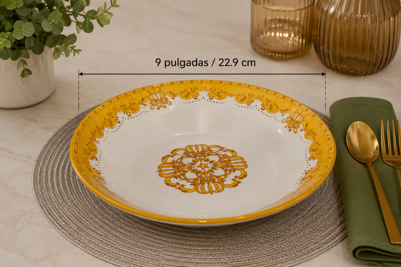 PLATO CERAMICA 9\ KY-173 BX48 6X7.25