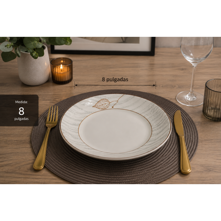 PLATO CERAMICA 8\ KY-157 BX60 S.9750 6X6.60