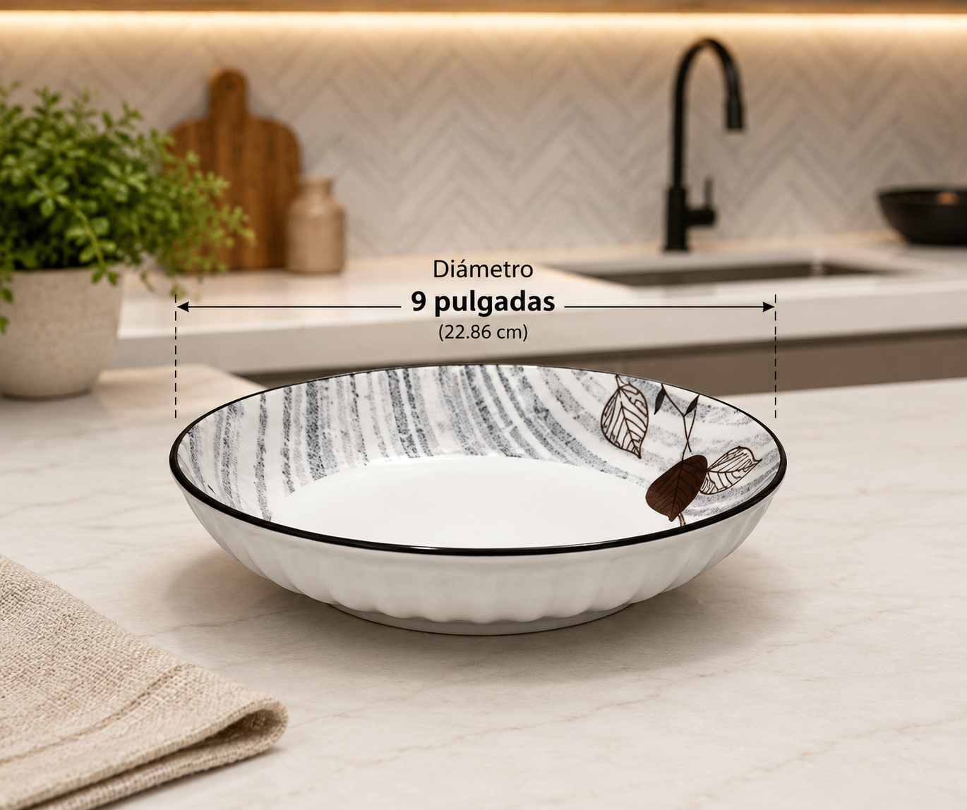 PLATO CERAMICA 9\ KY-166 BX30 S.9761 2X6