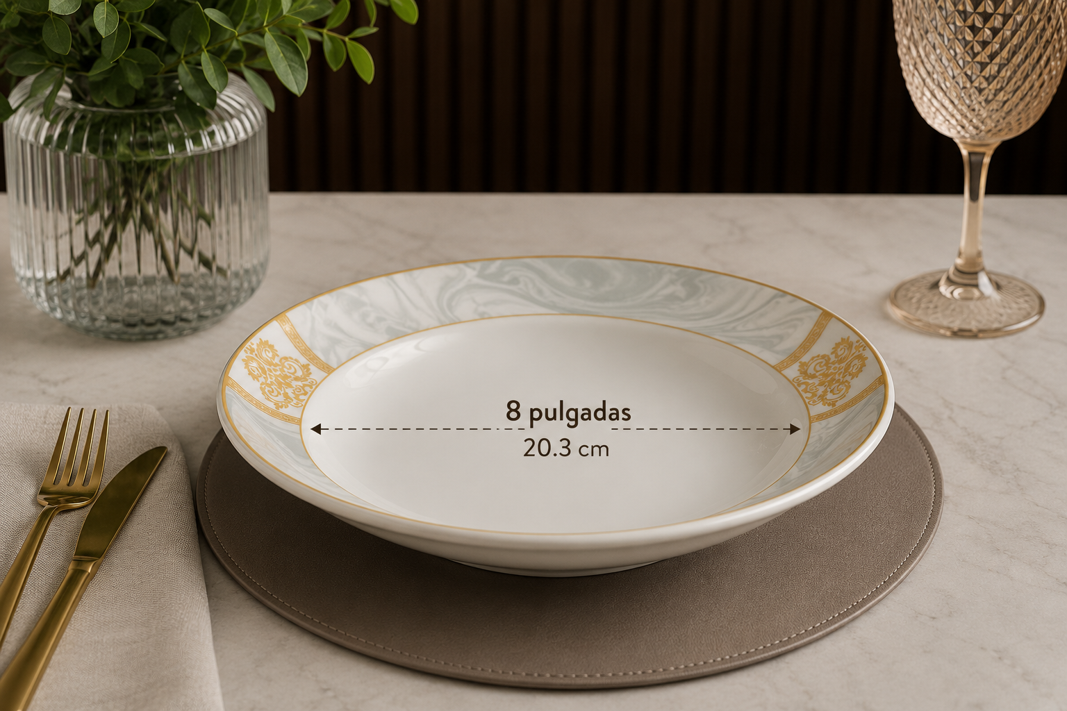 PLATO CERAMICA 8\ KY-120 BX60 S.9950 6X7.50