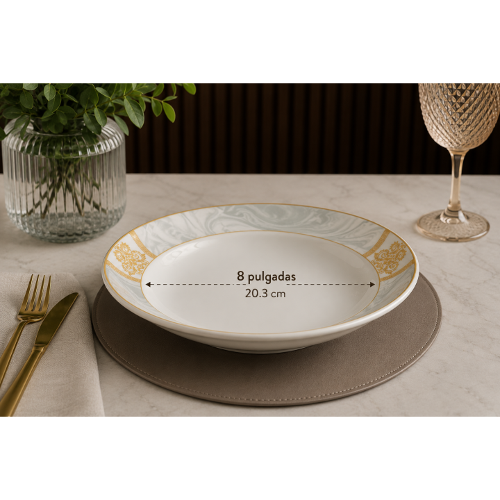 PLATO CERAMICA 8\ KY-120 BX60 S.9950 6X7.50