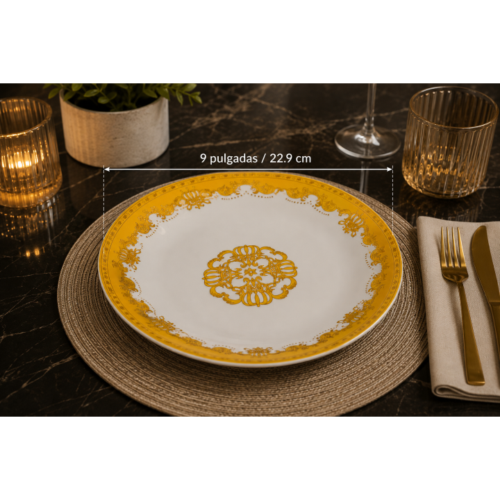 PLATO CERAMICA 9\ KY-179 BX48 S.9370 6X8