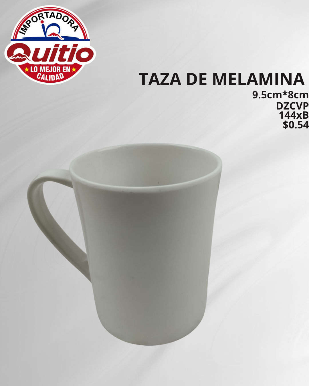 TAZA MELAMINA DZCVP BX144 Q.9330