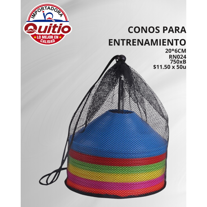 CONO PARA ENTRENAMIENTO RN024 BX10X50 Q.9055