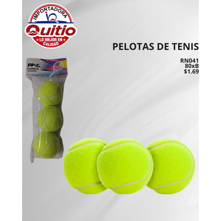 PELOTA DE TENIS RN041 BX80 Q.9301