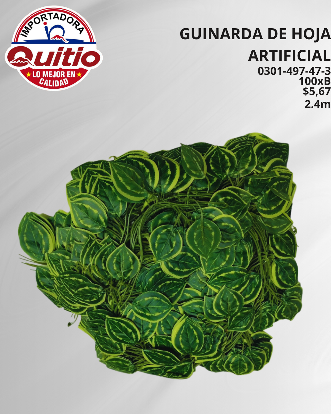 PAQX12 HOJA ARTIFICIAL 0301-497-47-3 BX100X12 Q.9873