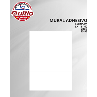 ADHESIVO MURAL LK-151-60 BX24 Q.9053