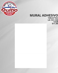 ADHESIVO MURAL LK-151-120 BX12 Q.9027