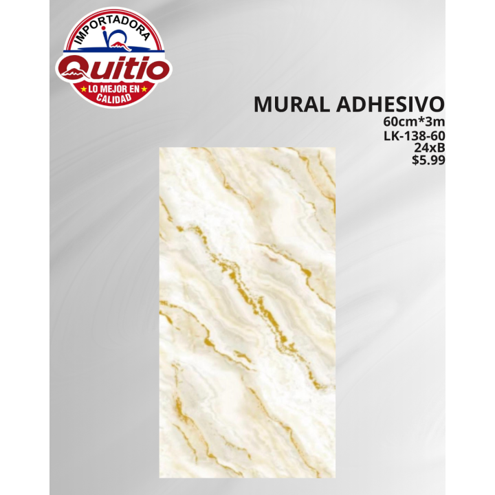 ADHESIVO MURAL LK-138-60 BX24 Q.9053
