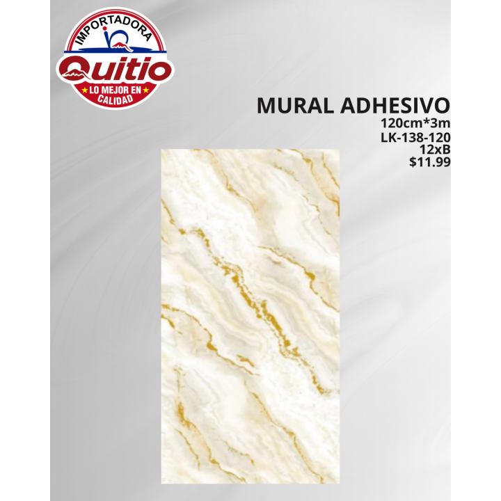 ADHESIVO MURAL LK-138-120 BX12 Q.9027