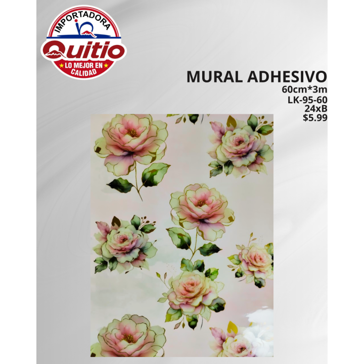 ADHESIVO MURAL LK-95-60 BX24 Q.9053