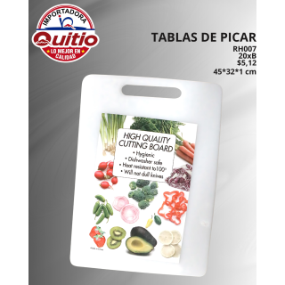 TABLA PICAR RH007 BX20 Q.9143