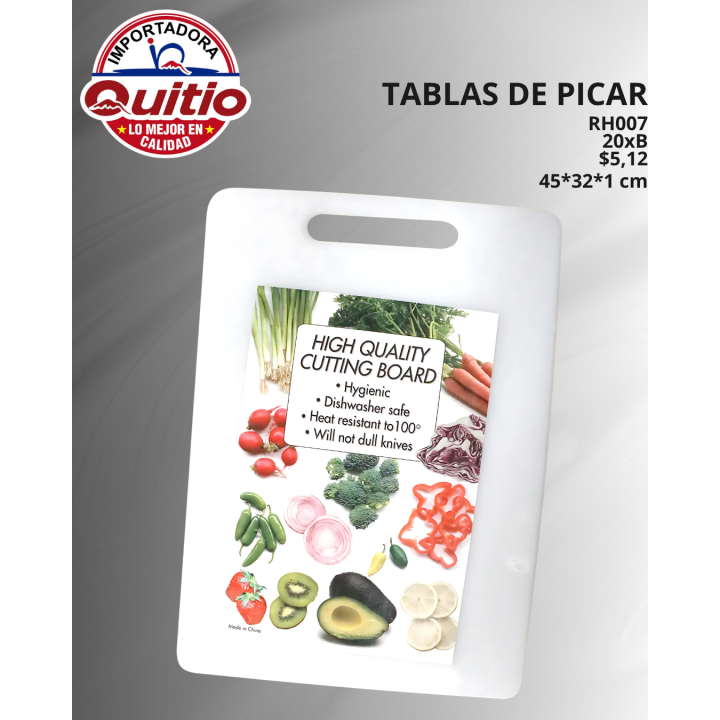 TABLA PICAR RH007 BX20 Q.9143