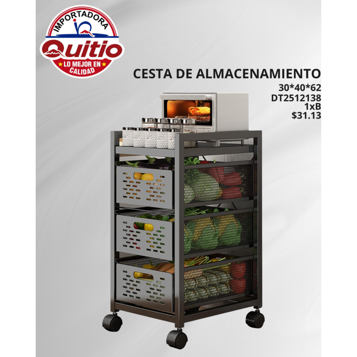 CESTA METAL DE 3 NIVEL DT2512138