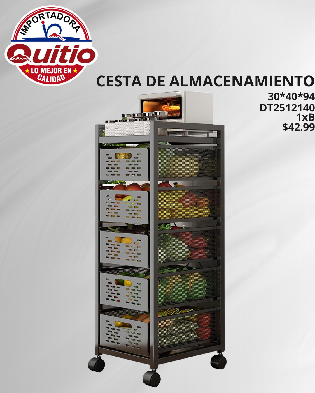 CESTA DE ALMACENAMIENTO DT2512140 Q.90292