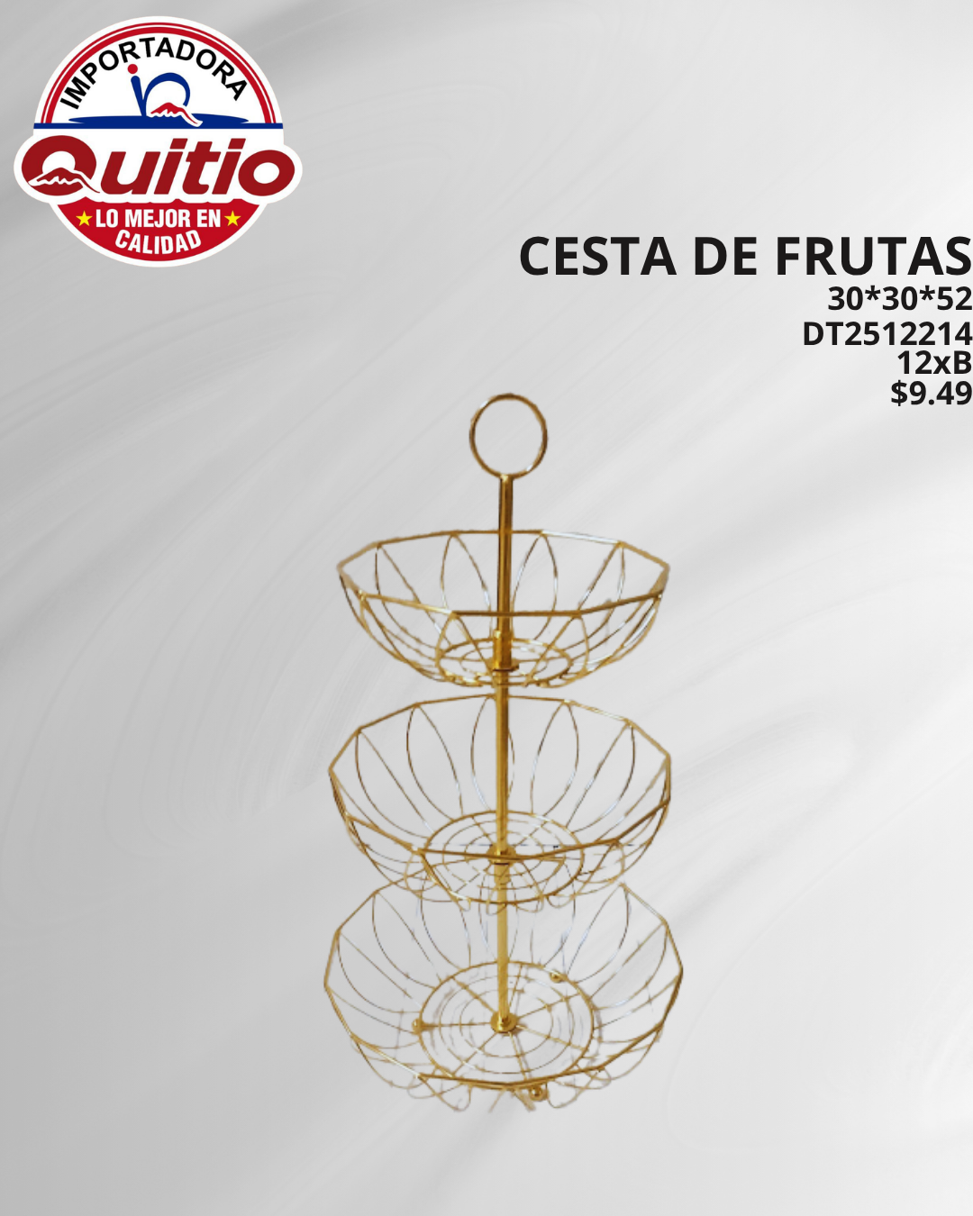 CESTA DE FRUTAS DT2512214 BX12 Q.9295
