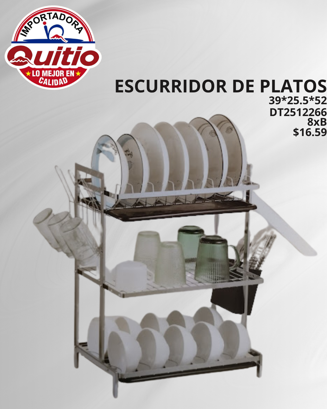 ESCURRIDO DE PLATOS DT2512266 BX8 Q.9459