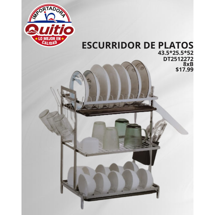 ESCURRIDOR PLATOS DT2512272 BX8 Q.99301