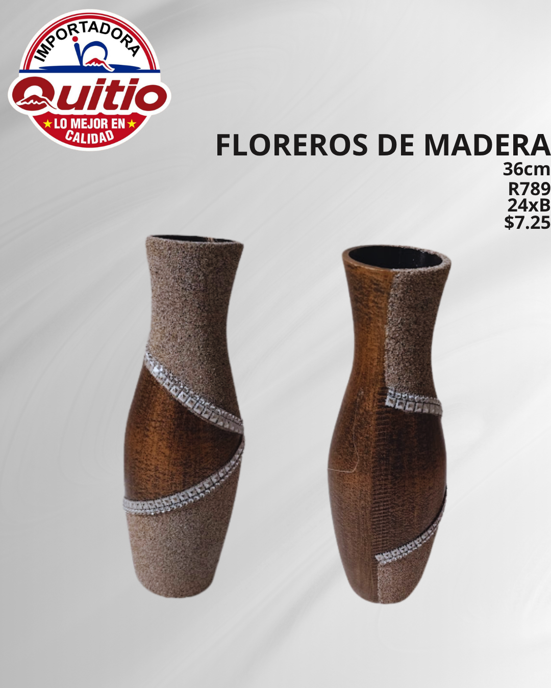 FLORERO MADERA R789 BX24 Q.9114