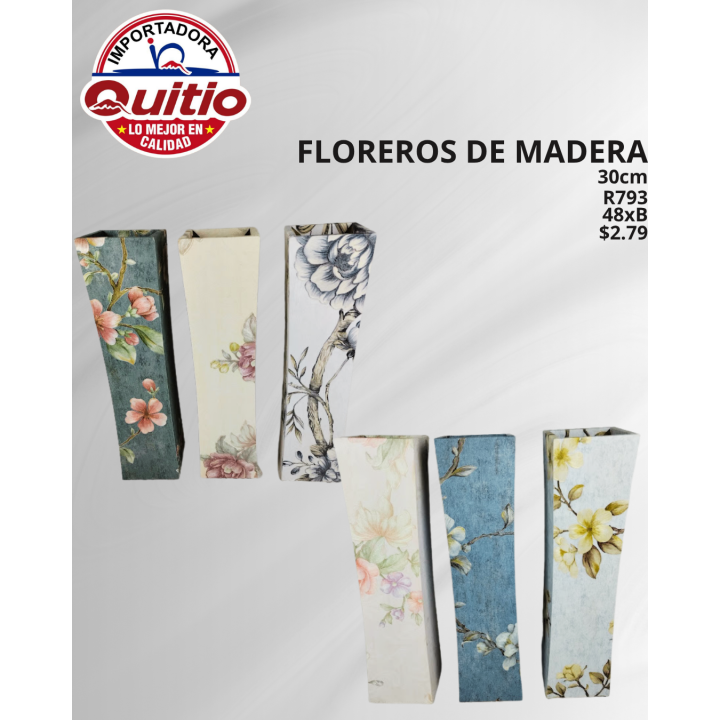 FLORERO MADERA R793 BX48 Q.9051