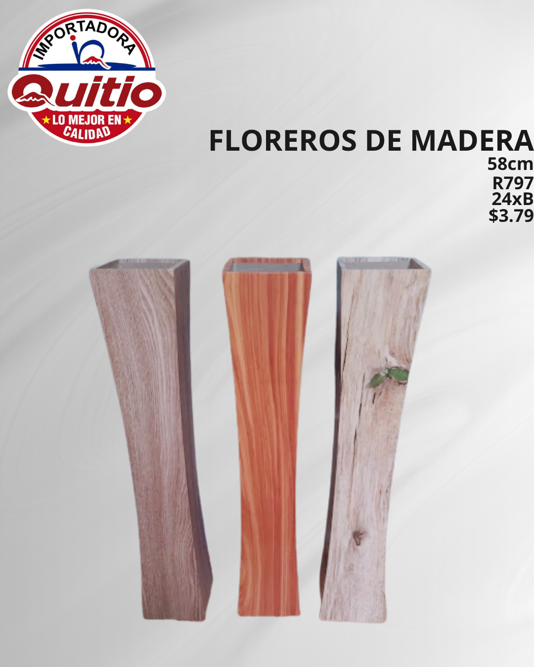 FLORERO MADERA R797 BX24 Q.9612