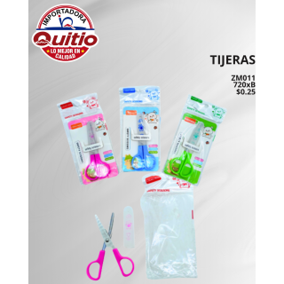 TIJERA PUNTA REDONDA ZM011 SETX12
