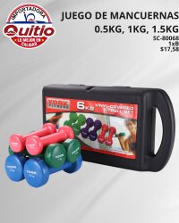 SET PESAS 6KG SC-80068 BX1 Q.92711