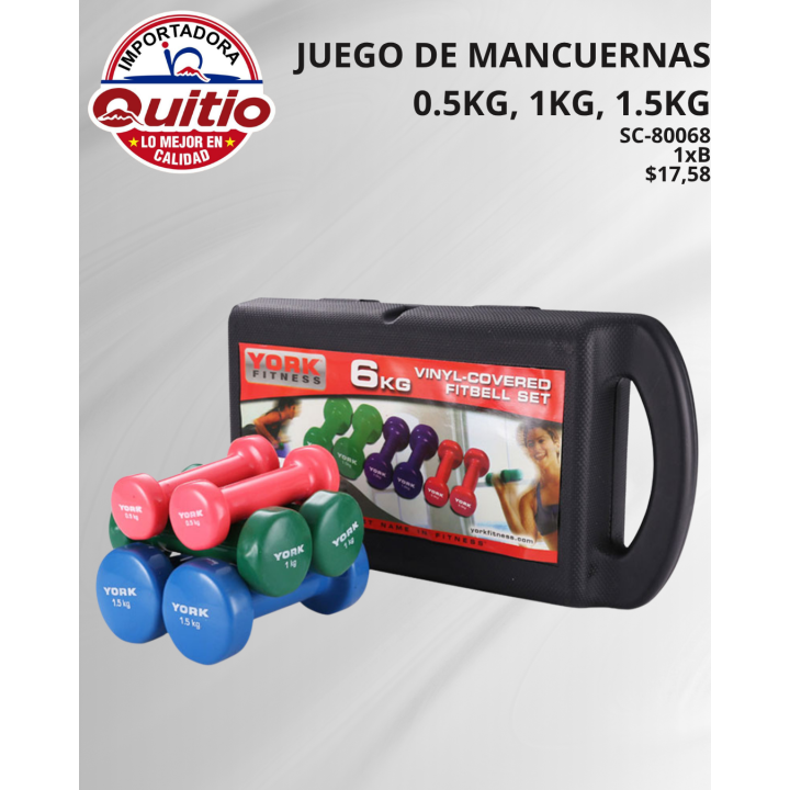 SET PESAS 6KG SC-80068 BX1 Q.92711