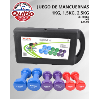 SET PESAS 10KG SC-80069 BX1 Q.92661