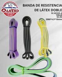 BANDA RESISTENCIA LATEX SC-82335-4 BX100 Q.9262