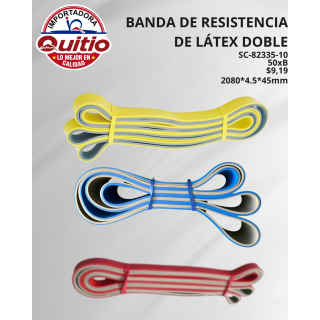 BANDA RESISTENCIA LATEX SC-82335-10 BX50 Q.9216