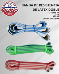 BANDA RESISTENCIA LATEX SC-82335-13 BX25 Q.95631