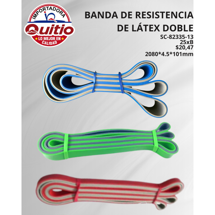 BANDA RESISTENCIA LATEX SC-82335-13 BX25 Q.95631