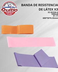 BANDA RESISTENCIA SC-82336-6 BX1000 Q.9620