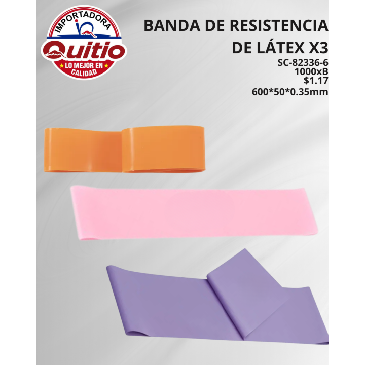 BANDA RESISTENCIA SC-82336-6 BX1000 Q.9620