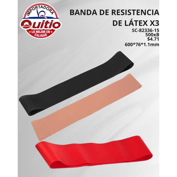 BANDA RESISTENCIA SC-82336-15 BX500 Q.9501