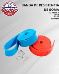 BANDA RESISTENCIA SC-82339-6 5MT BX50 Q.9053