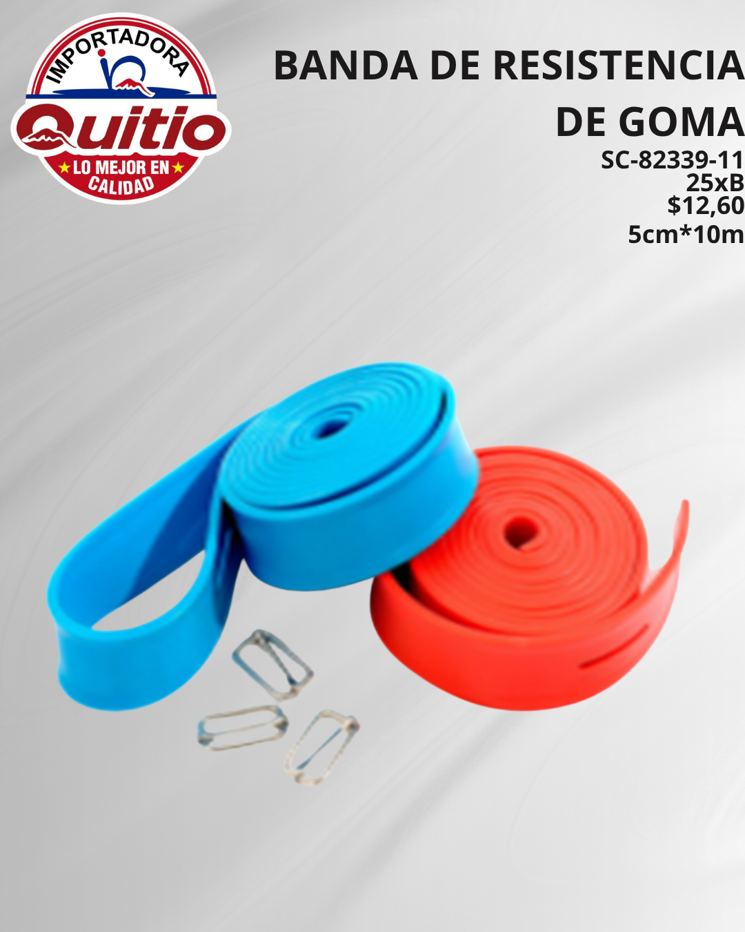 BANDA RESISTENCIA 10MT SC-82339-11 BX25 Q.9048