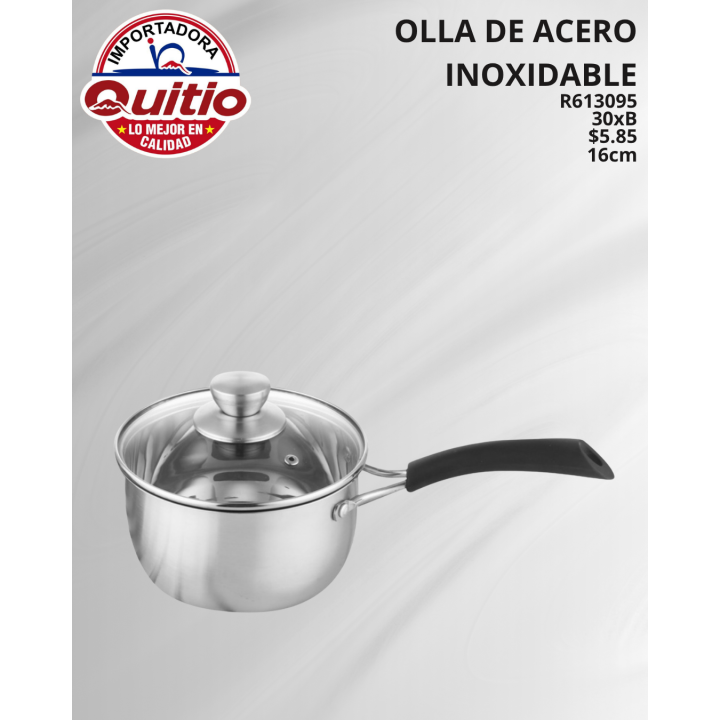 OLLA DE ACERO INOXIDABLE R613095 BX30 Q.9443 2X16