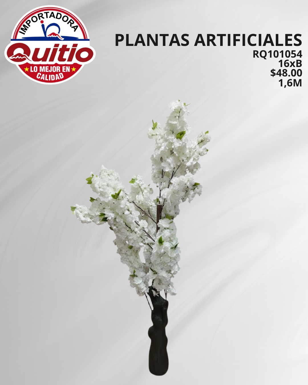 PLANTA ARTIFICIAL RQ101054 1,6MT BX16 Q.98152 2X130