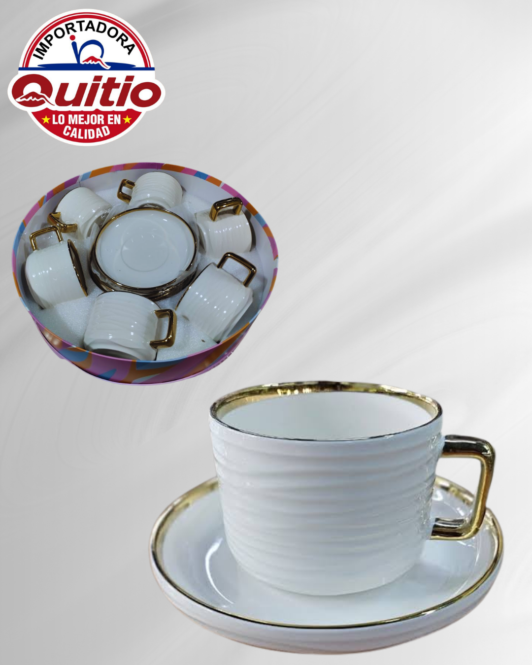 JGO TAZAS CAFE RQ81058 BX8 Q.94321