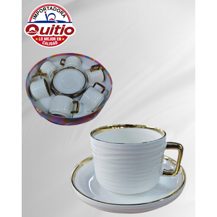JGO TAZAS CAFE RQ81058 BX8 Q.94321