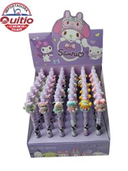 CAJA ESFERO KUROMI BORRABLE 36 UNDS
