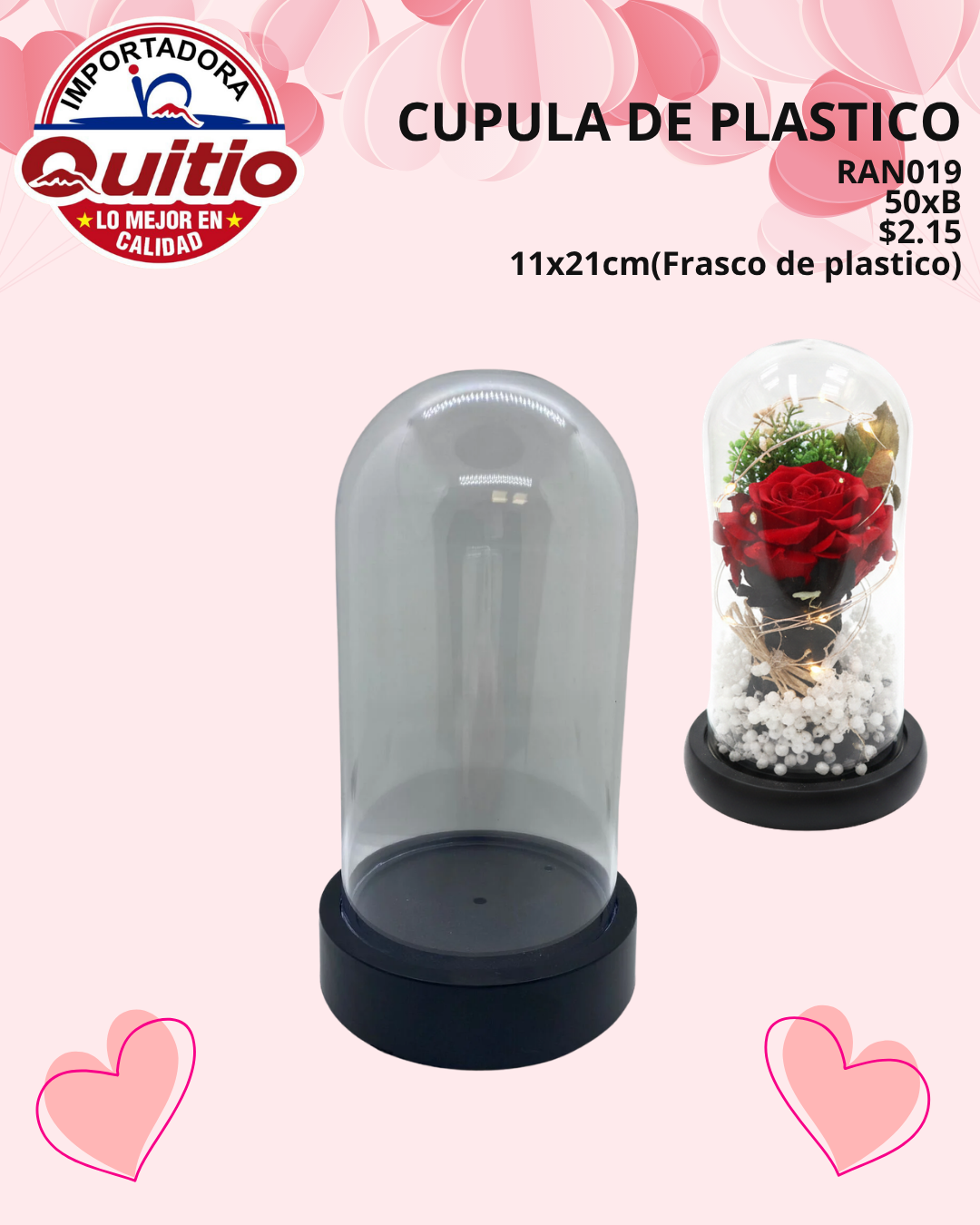 CUPULA PARA ADORNO RAN019 BX50 Q.9031 2X5