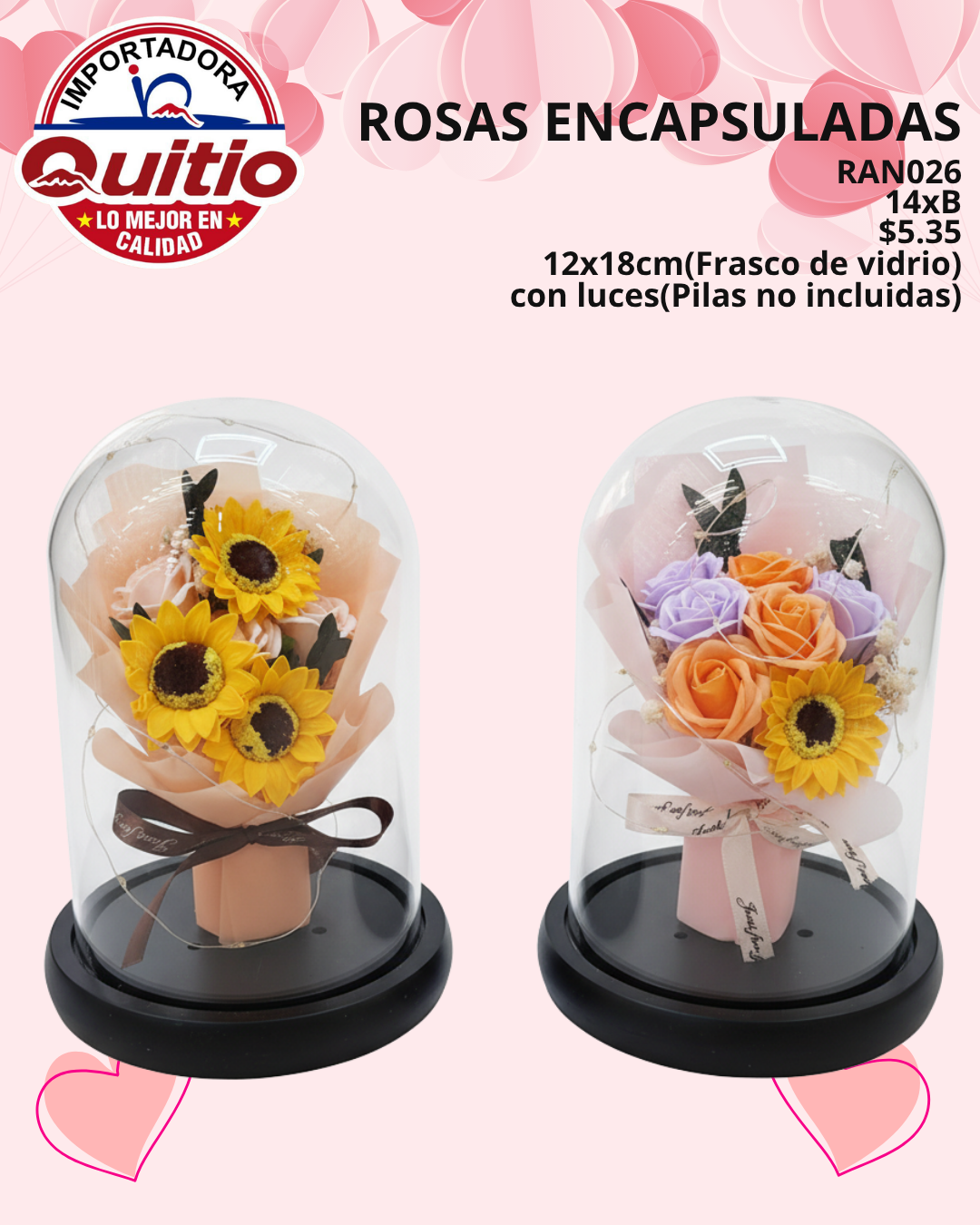 ADORNO FLOR RAN026 BX14 Q.9533 2X13