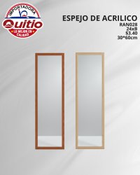ESPEJO 30*60 RAN028 BX24 Q.9091 2X8